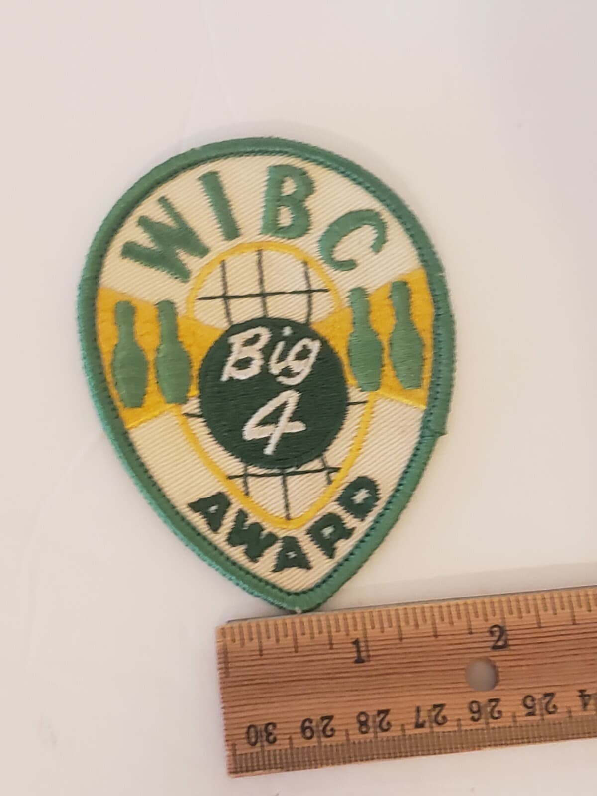 WIBC Award Big 4 Bowling Patch 4