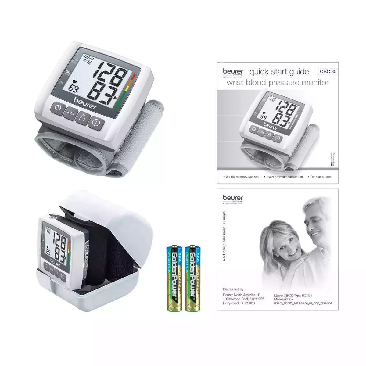 Beurer CBC-30: Wrist Blood Pressure Monitor with Irregular Heartbeat Detection 3