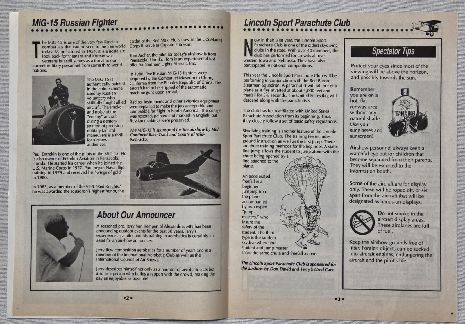 LOT OF 8 VINTAGE GRAND ISLAND AIR SHOW & STRAGIC AIR COMMAND OPEN HOUSE PROGRAMS 5