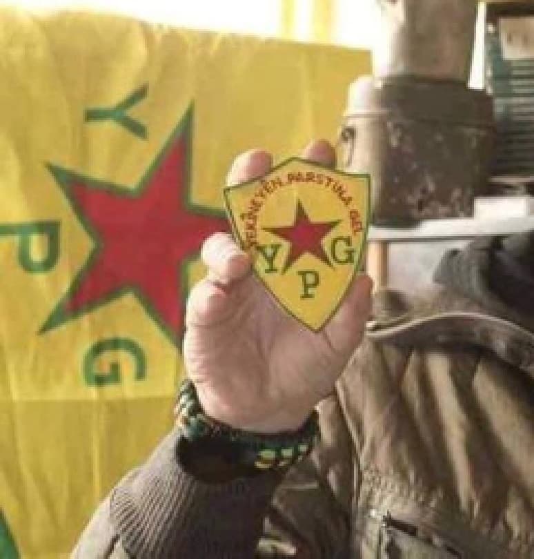 Syria Iraq Anti-Isis کورد PESHMERGA Fighter DAESH WHICKER vêlkrö INSIGNIA: YPG 5
