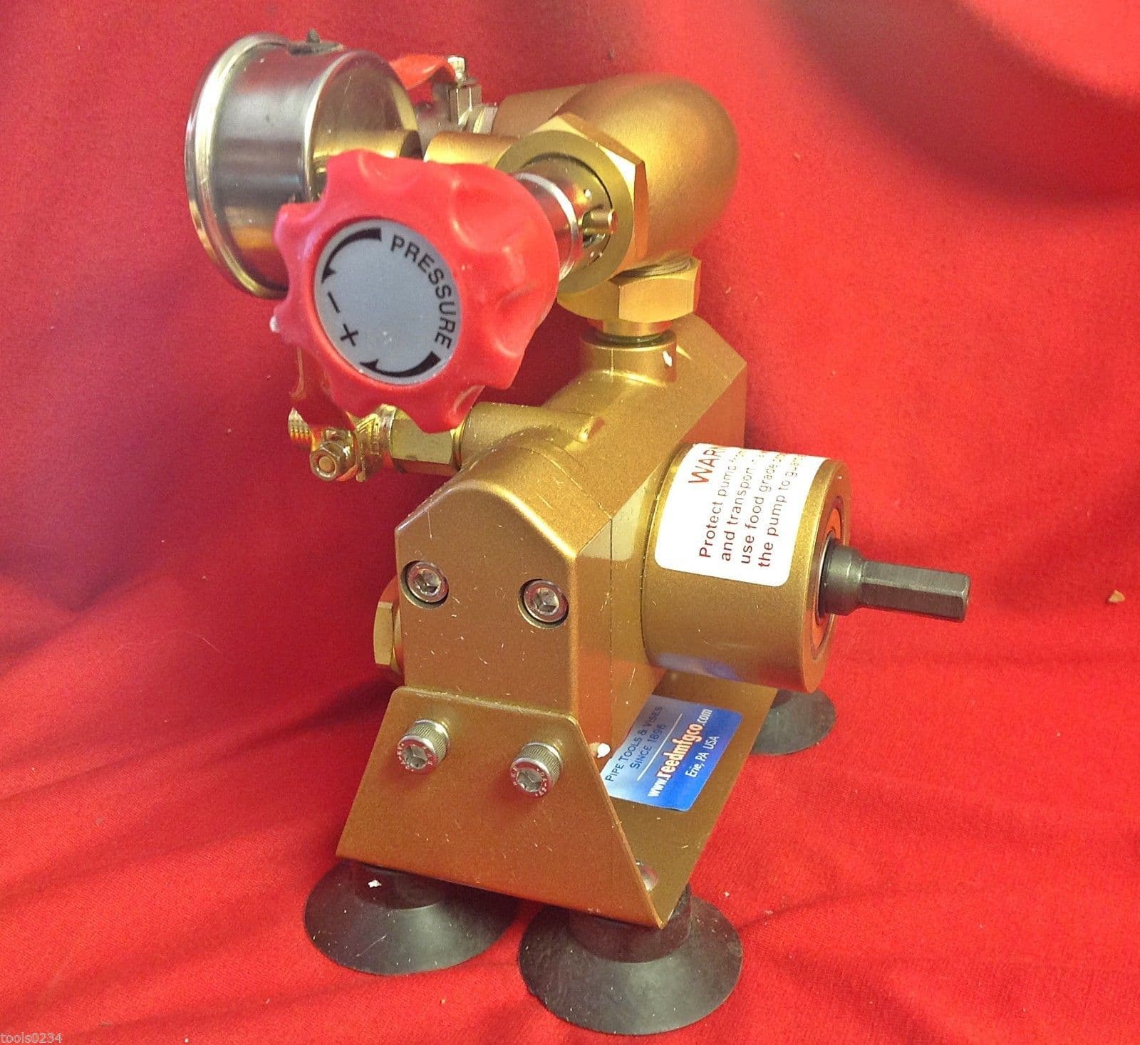 Reed DPHTP500 Drill Powered Hydrostatic Test Pump 500 PSI 1.3GPM 08177 3