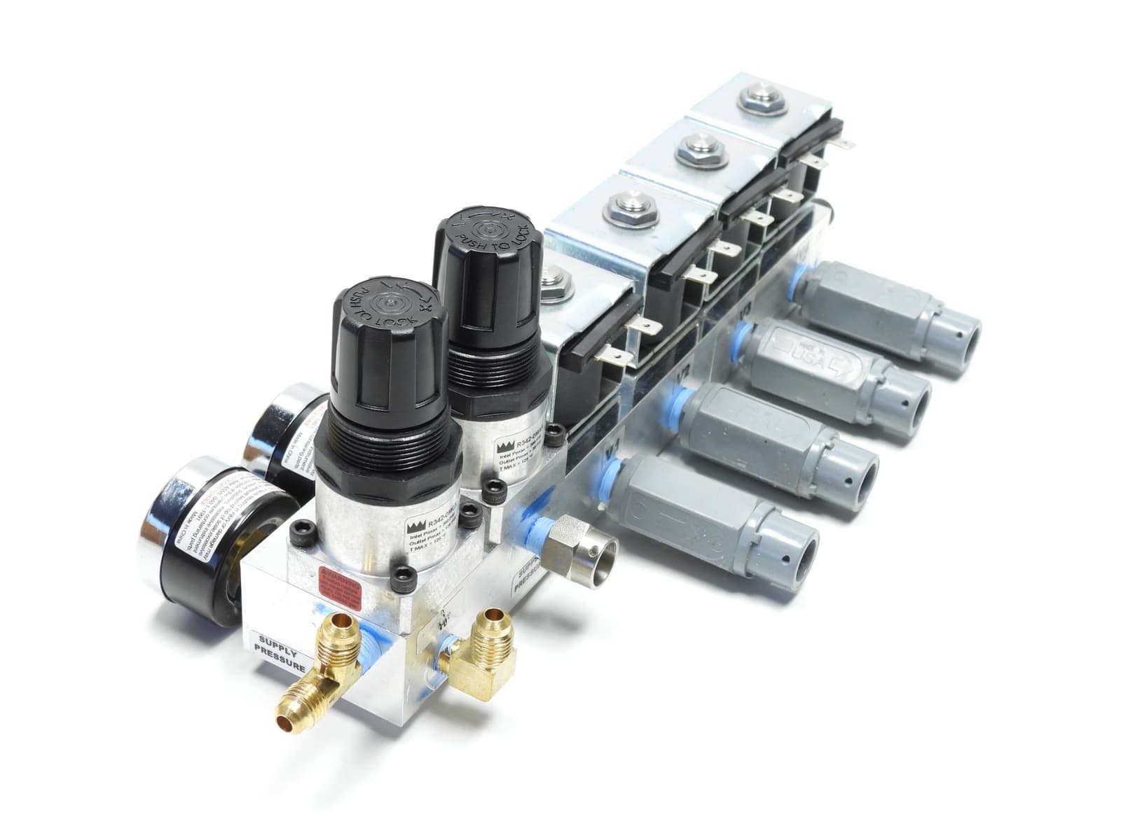 Taylor 51839-27 Manifold CO2 2-Regulator 4-Solenoid Genuine Part  4