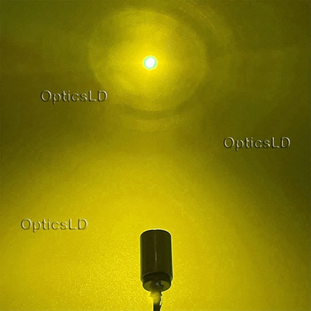 Unique 571nm 20mW Yellow DPSS Laser Module Dot Spot  with TTL PWM Modulation 2