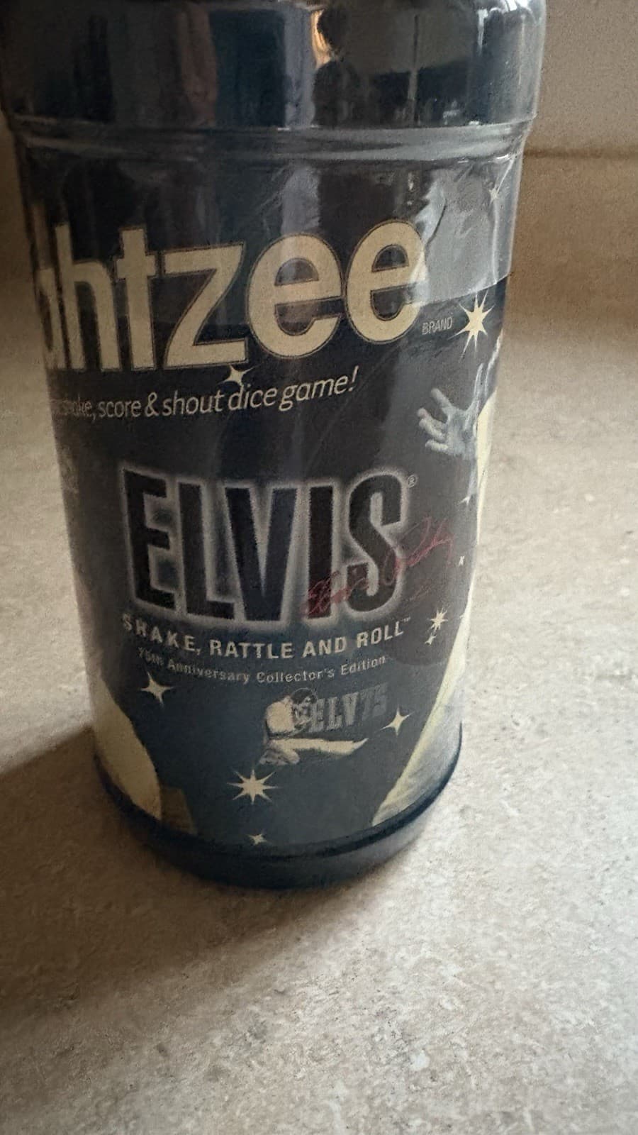 Elvis Presley Yahtzee 75th Anniversary Shake Rattle & Roll Sealed Very Rare 5