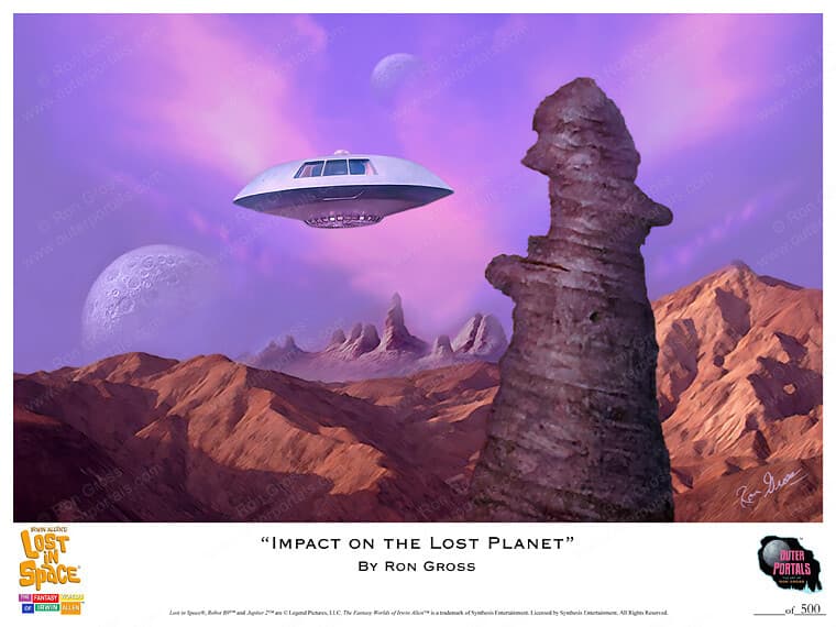 Lost In Space - Impact on the Lost Planet - Ron Gross Art Print Jupiter J 2 #8