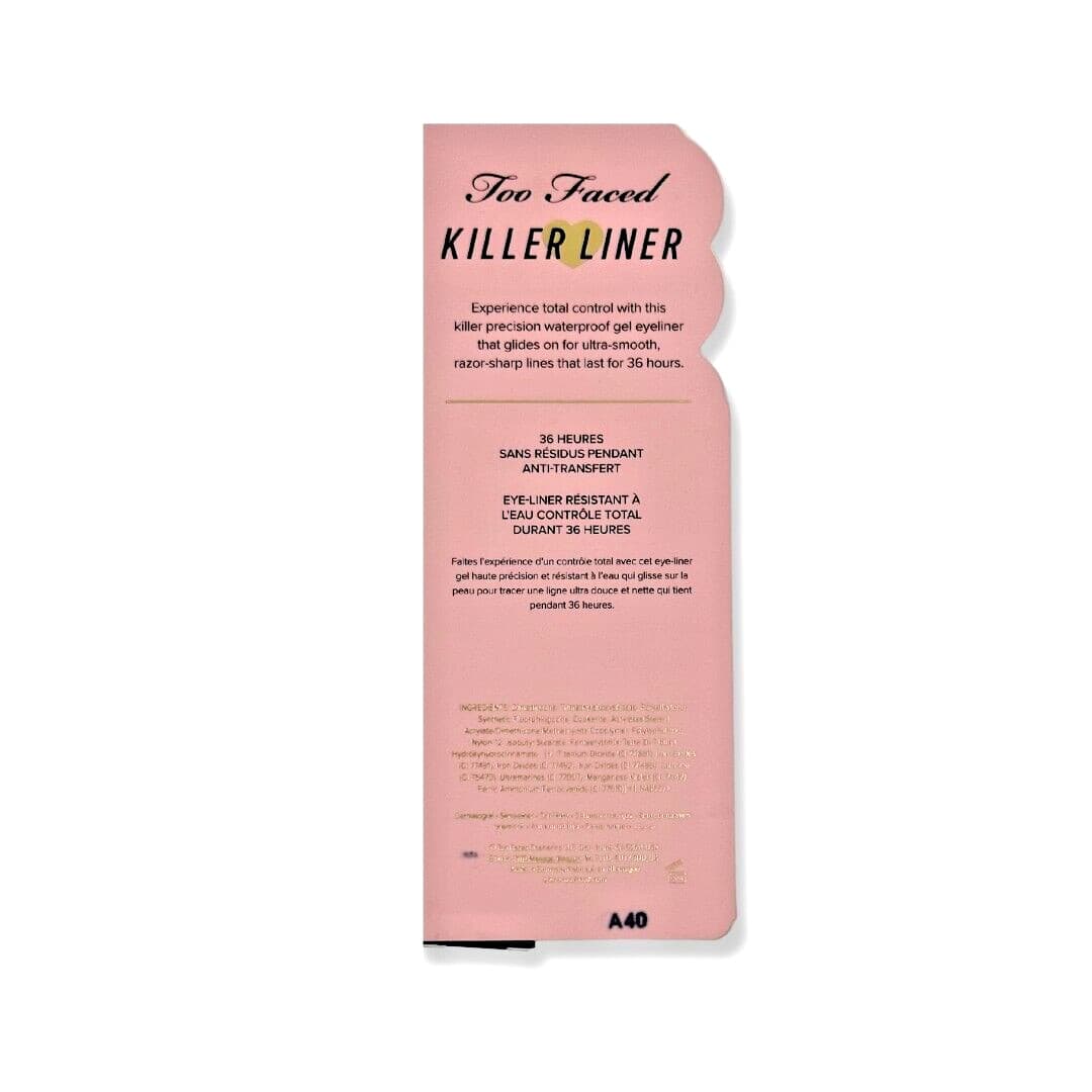Too Faced 36-Hour Killer Liner Waterproof Gel Eyeliner - Killer Espresso 3