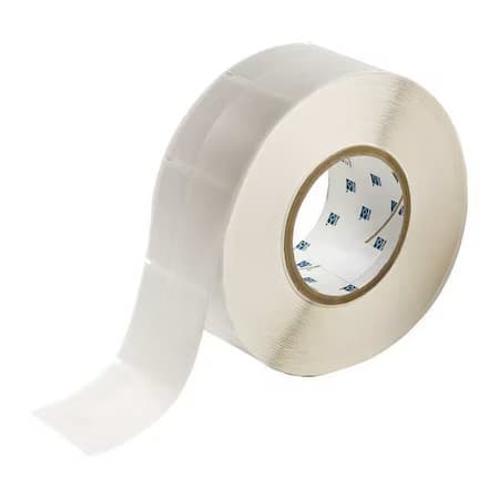 Brady Tht-67-427-1.5 Thermal Transfer Label, White/Translucent, Labels/Roll: