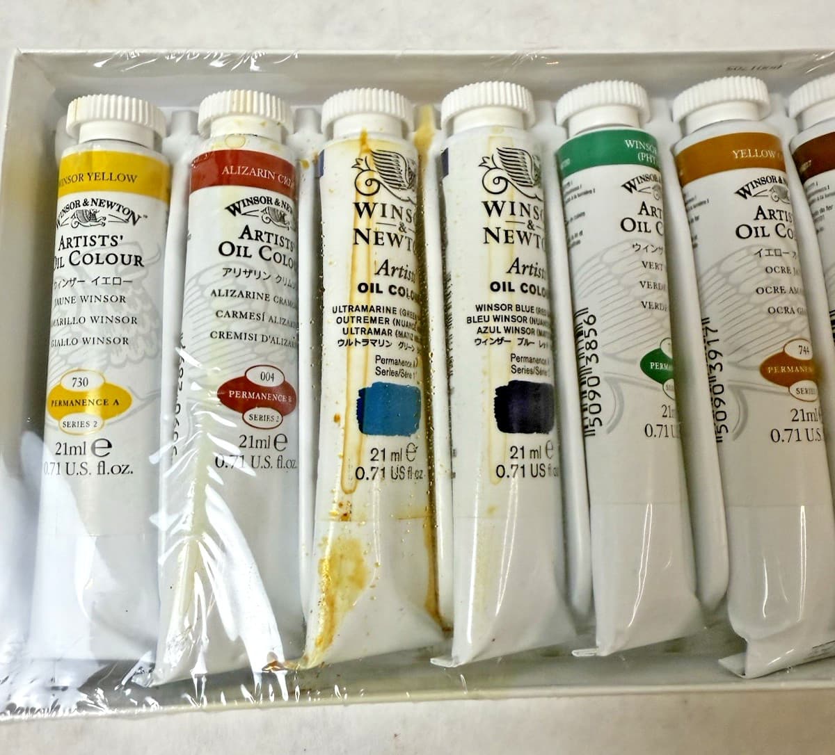 Winsor & Newton Artists Professional Oil Color Introductory Set of 10 NEW IN BOX 4