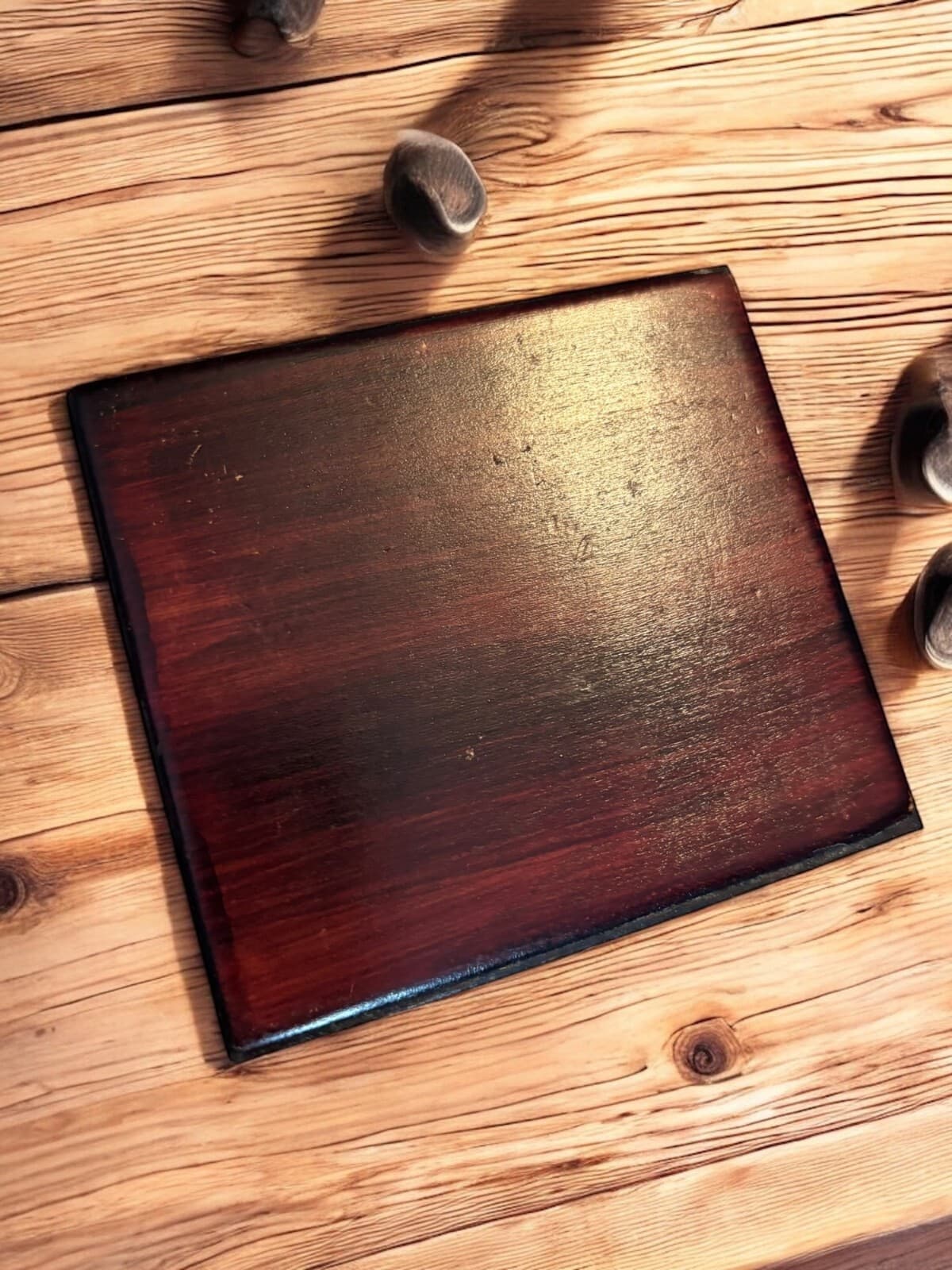 Vintage Chinese / Oriental Hand Painted Eggs in Glass Holder 1960's 5