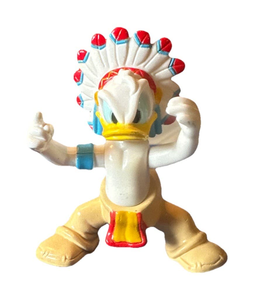Native American Indian Disney Donald Duck PVC figure 2.5 Inches