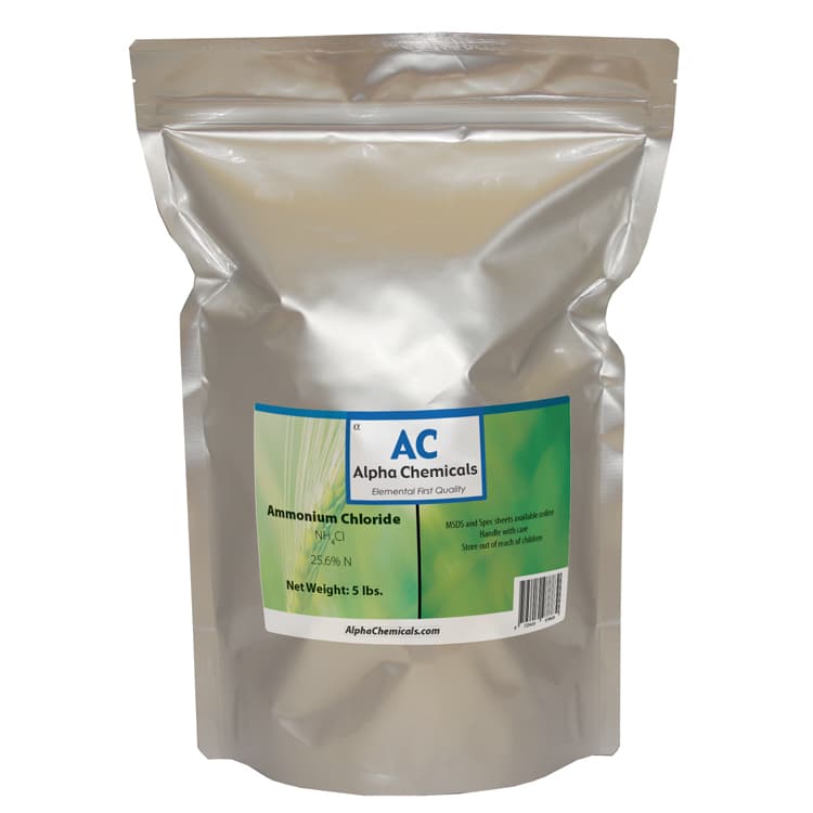 Ammonium Chloride - 5 Pounds - 99% Pure