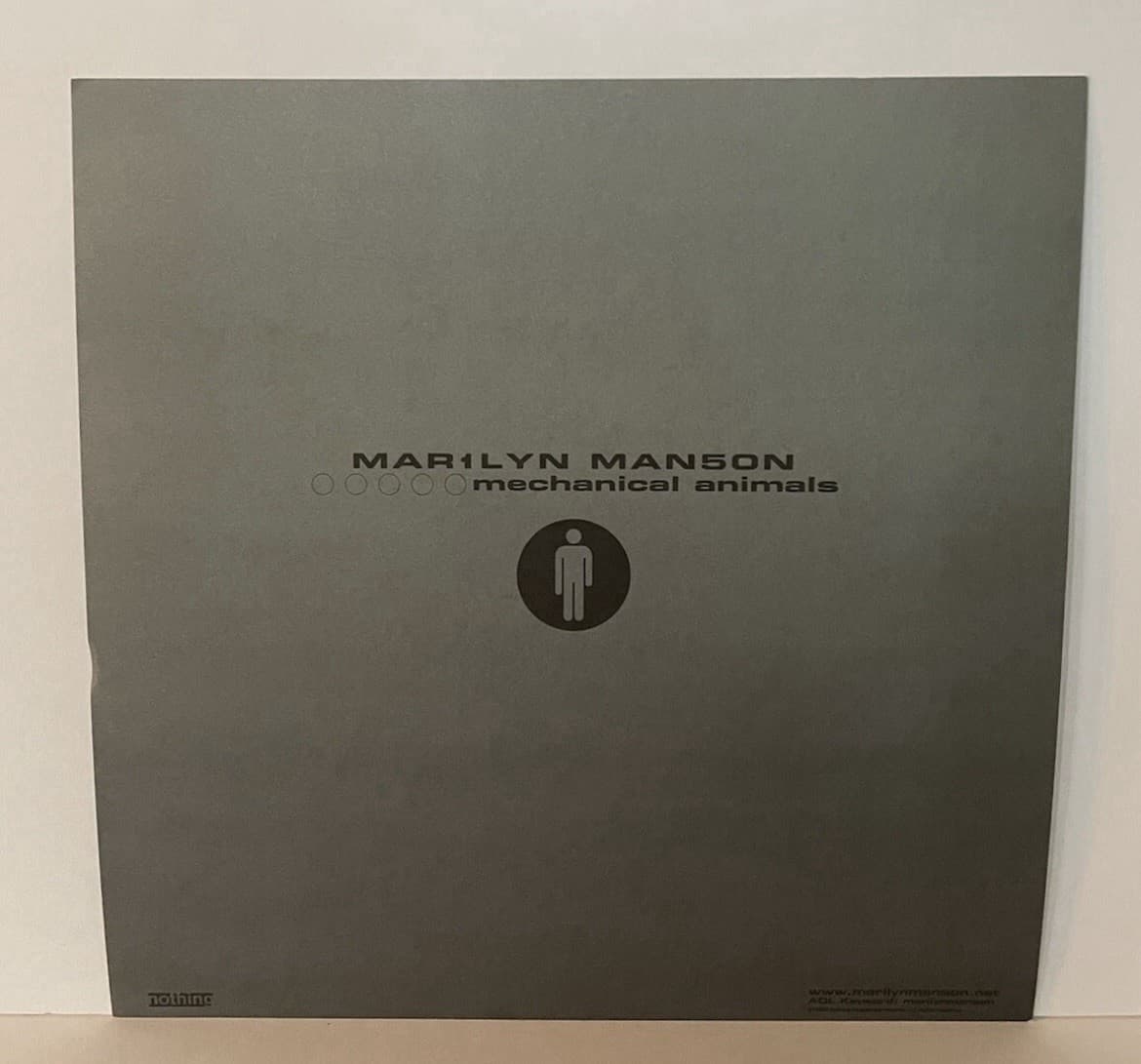 Marilyn Manson Signed Mechanical Animals 12x12 Promo Flat Rare Proof 4