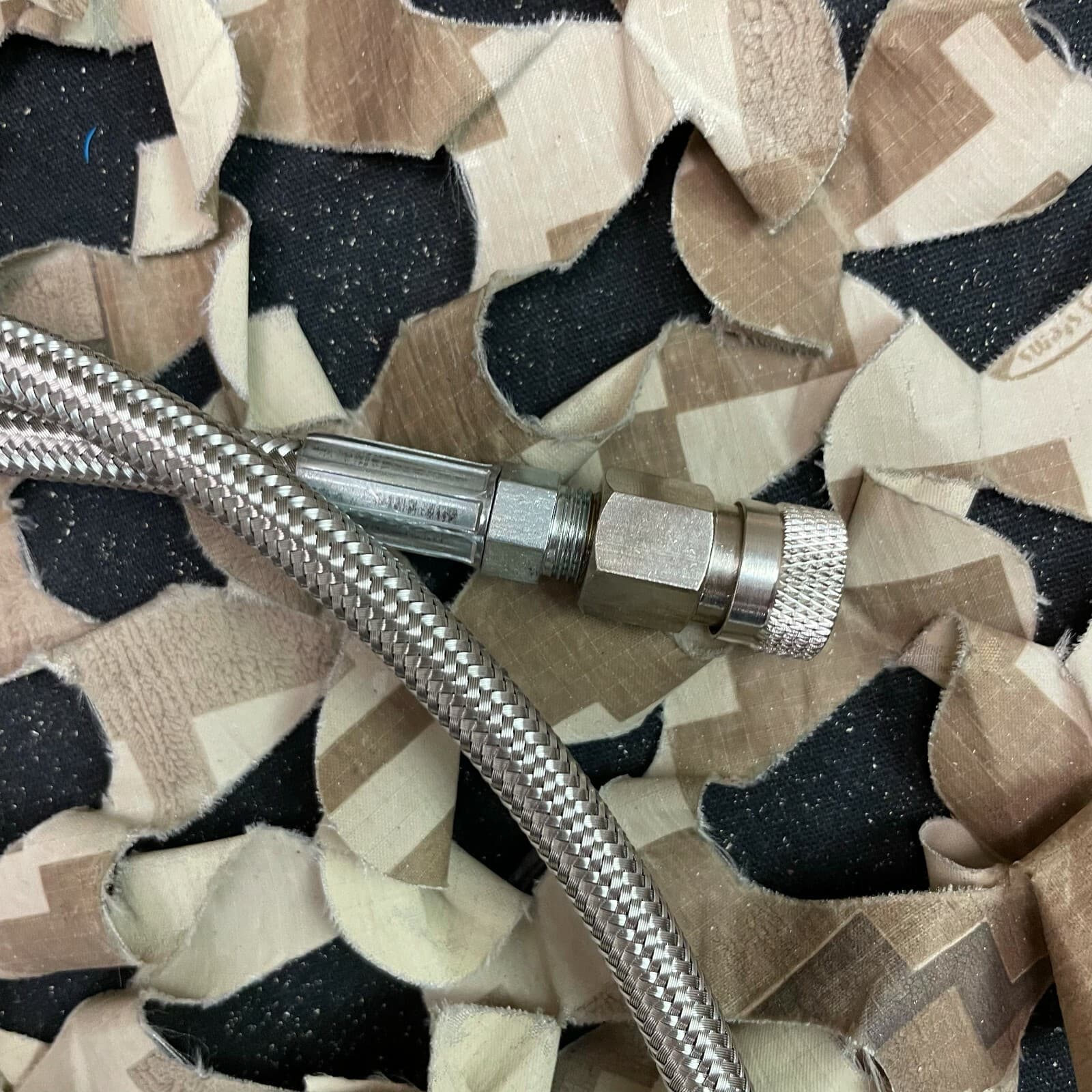 NEW Warrior Steel Braided Fill Whip Extension - 42" 2