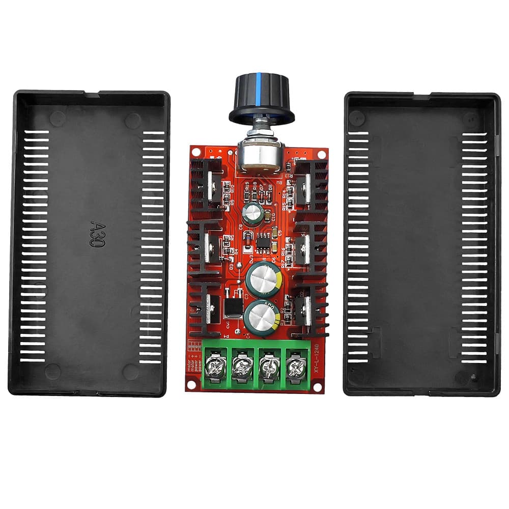 DC 10-50V 40A PWM DC Brush Motor Speed Controller HHO RC 12V 24V 48V 2000W MAX 2