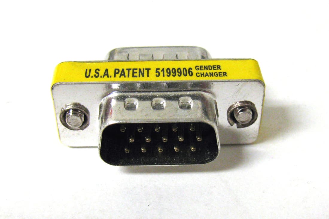 15 Pin VGA SVGA HD15 Gender Changer Coupler Adapter Converter Male to Male