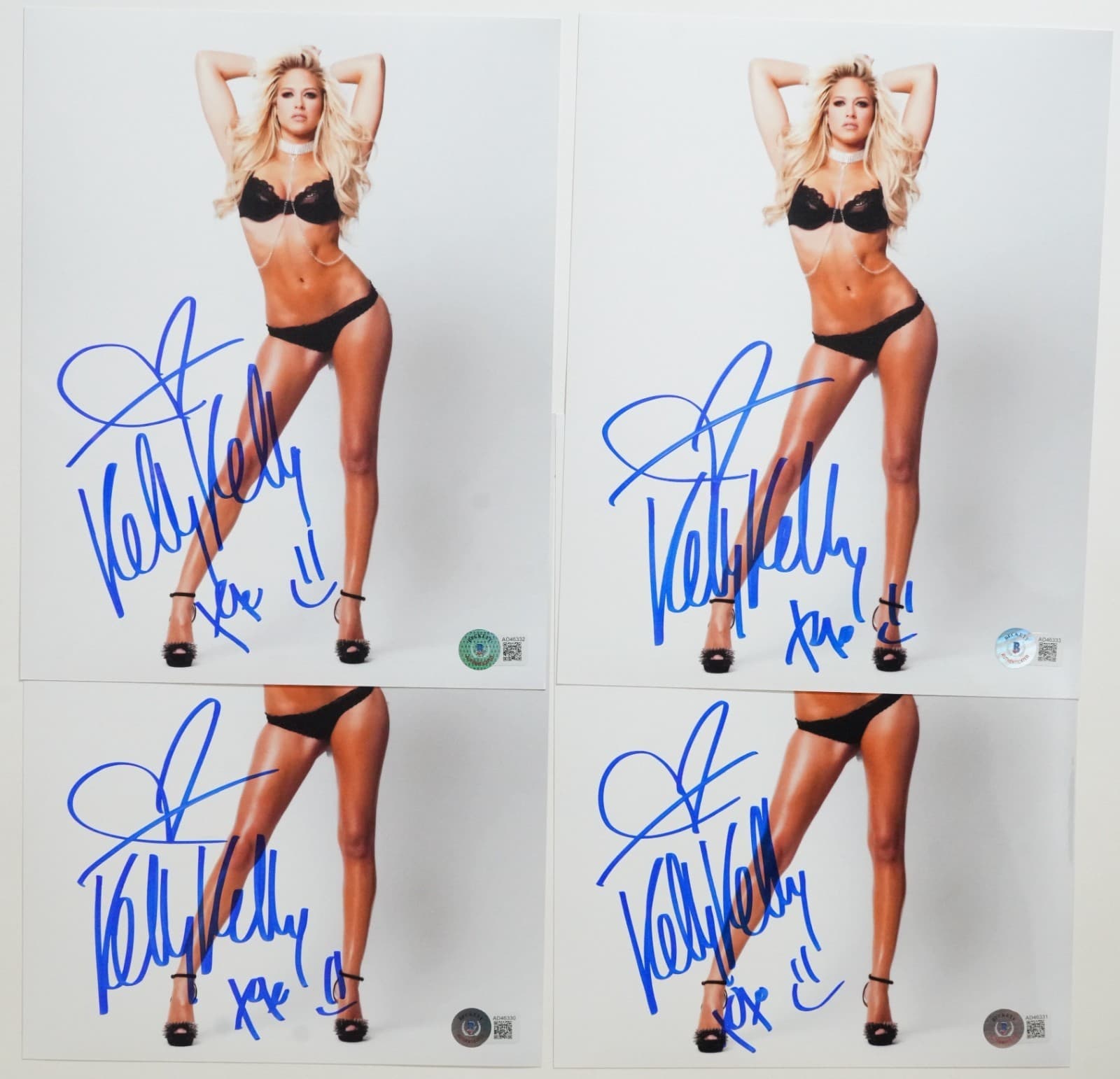 Kelly Kelly Signed 8x10 Photo BAS COA WWE WAGS LA Barbie Blank Picture Auto'd E 2