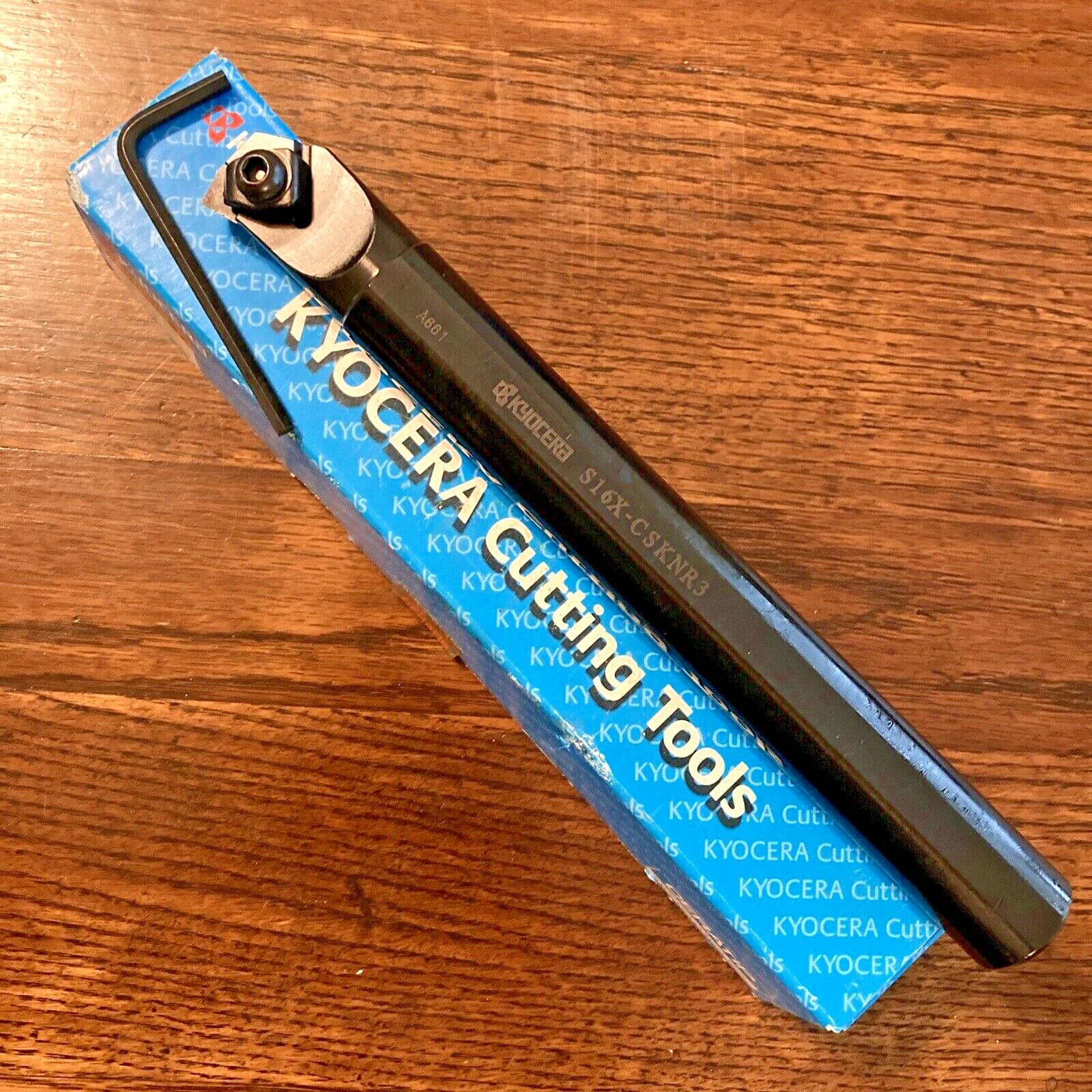 Kyocera 1" Boring bar Indexable Square Carbide Insert Metal Lathe Tool Holder