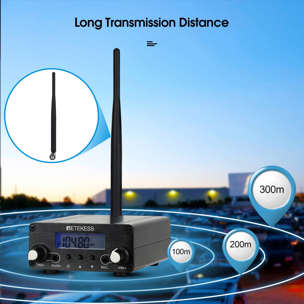 TR508 0.5W FM Broadcast Transmitter,Radio Transmitter,Long Range FM Transmitter 5