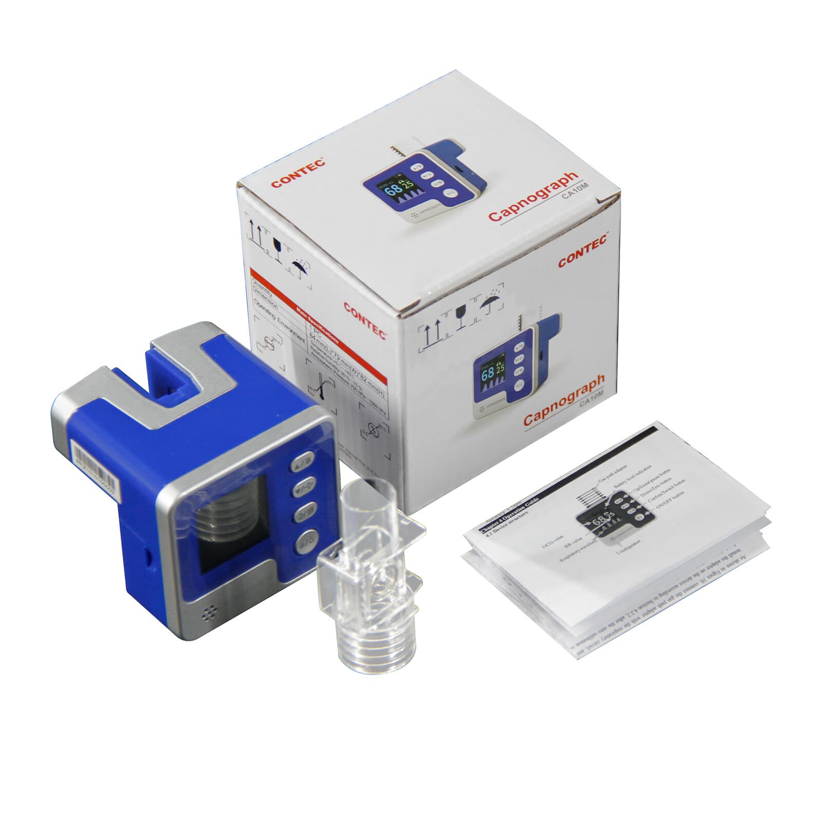 VET EtCO2 Capnograph Mainstream Respiration Rate End-tidal  CO2 pet Monitor  4