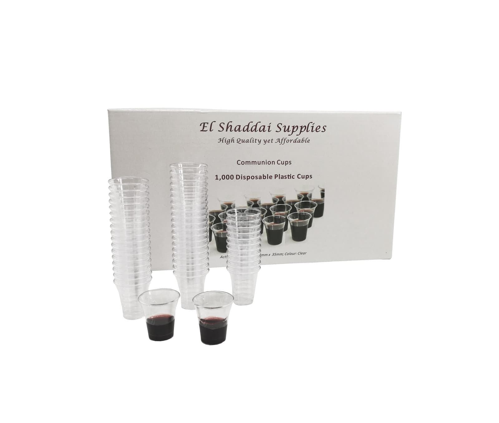 Fixture Displays Communion Cups - Box of 1000 - Disposable 16946 3