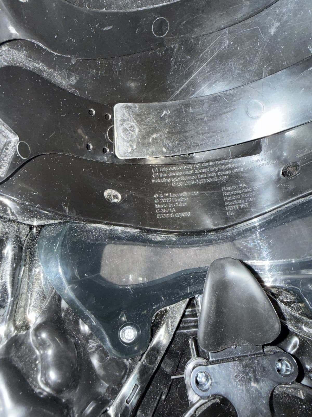 Kylo Ren Voice Changer Mask 2015 Hasbro Takara Tomy Tested - Works Complete! 6