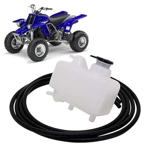 ATV Coolant Reservoir Tank with Radiator Hose for Banshee YFZ 350 1987-2006,  2