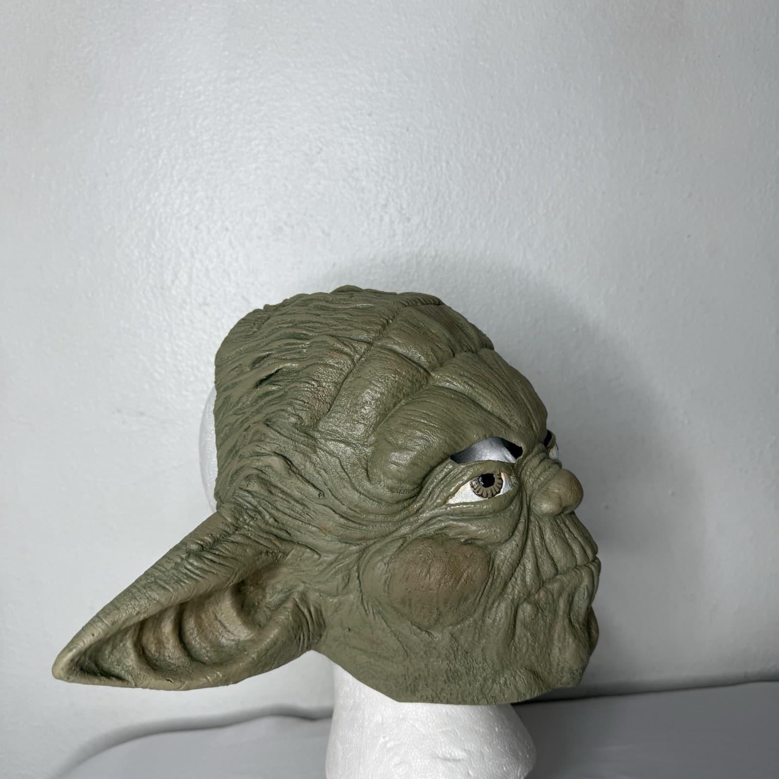 Lucasfilm Star Wars Master Yoda Green Mask With Elastic Band Made In Mexico 2
