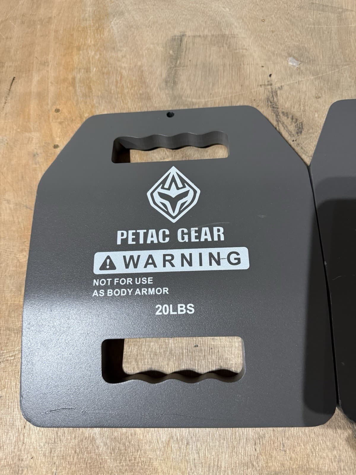 Petac Gear CURVED PAIR Weight Vest Plates 20 lb Each Training Fitness Exercise 2