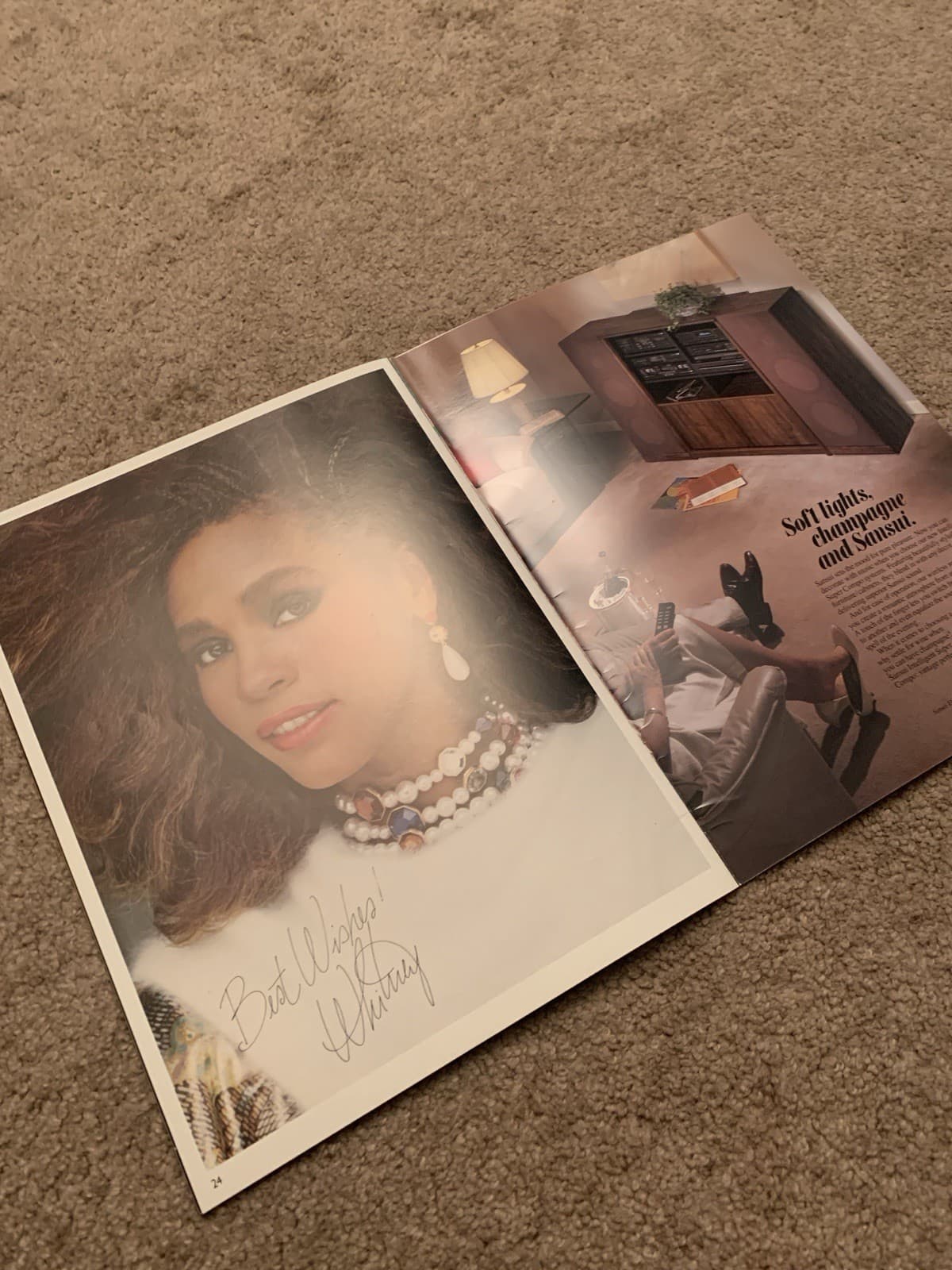 Whitney Houston 1986 1st Concert Program Greatest Love Tour Rare Booklet VTG 6