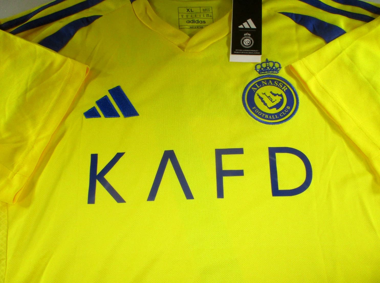 Cristiano Ronaldo / Autographed Al-Nassr Adidas Aeroready Soccer Jersey / COA 2