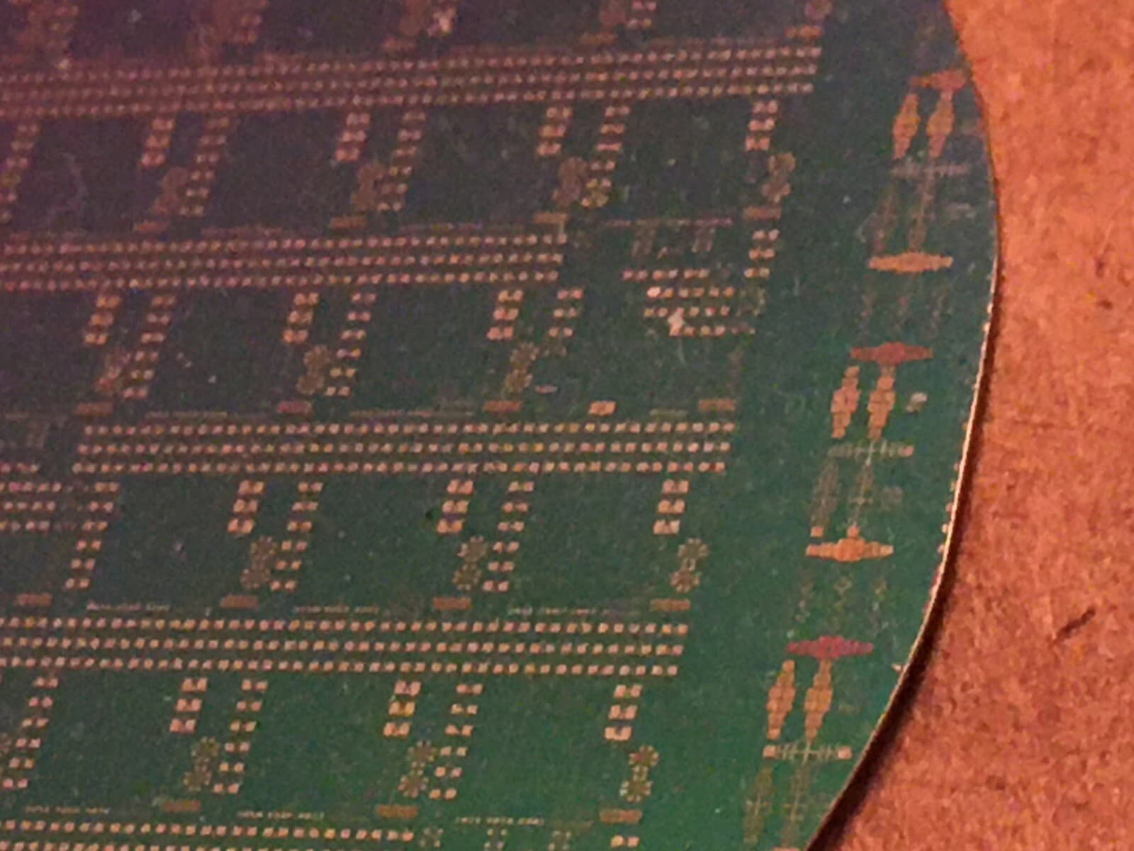 2" Silver Silicon Wafer Unique Extremely Rare RF NAND Vintage CPU Chip 6