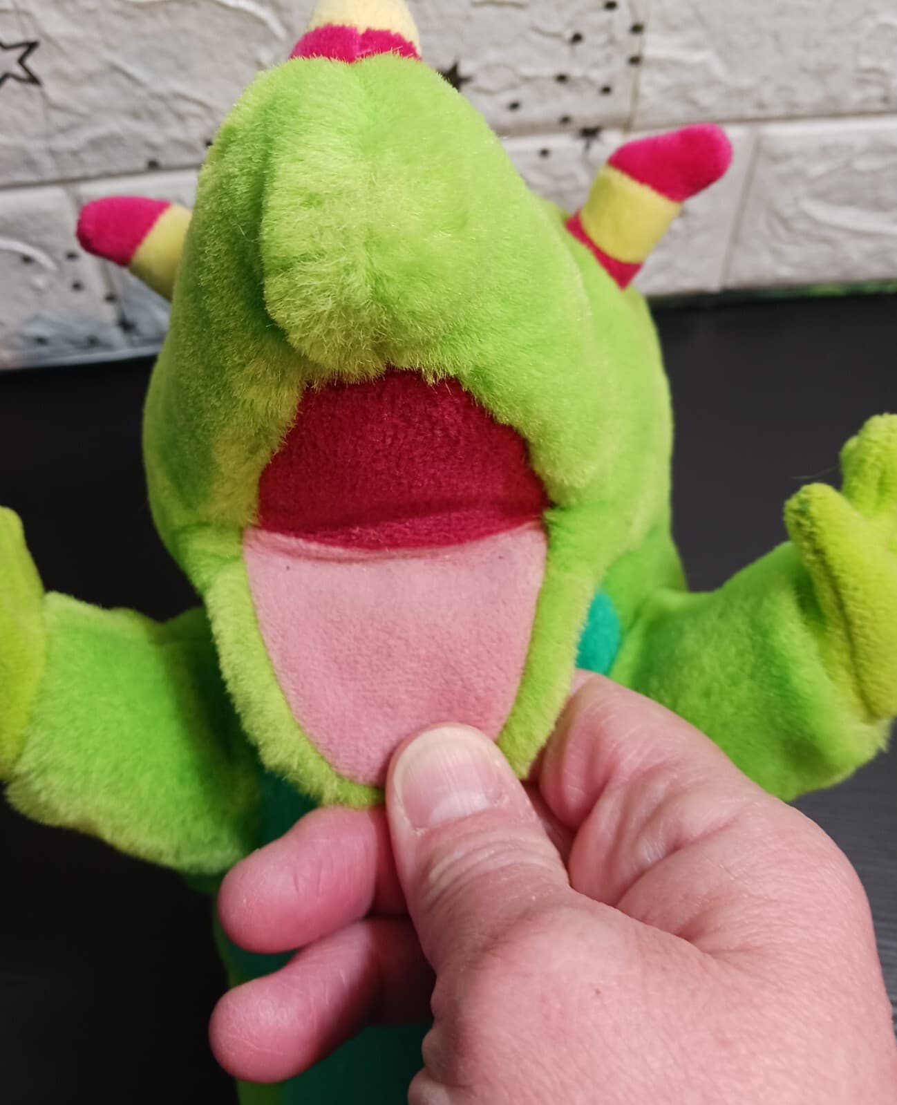 Scholastic Magic School Bus PUPPET LIZ 13" Plush 1997 Vintage Stuffed Animal 4