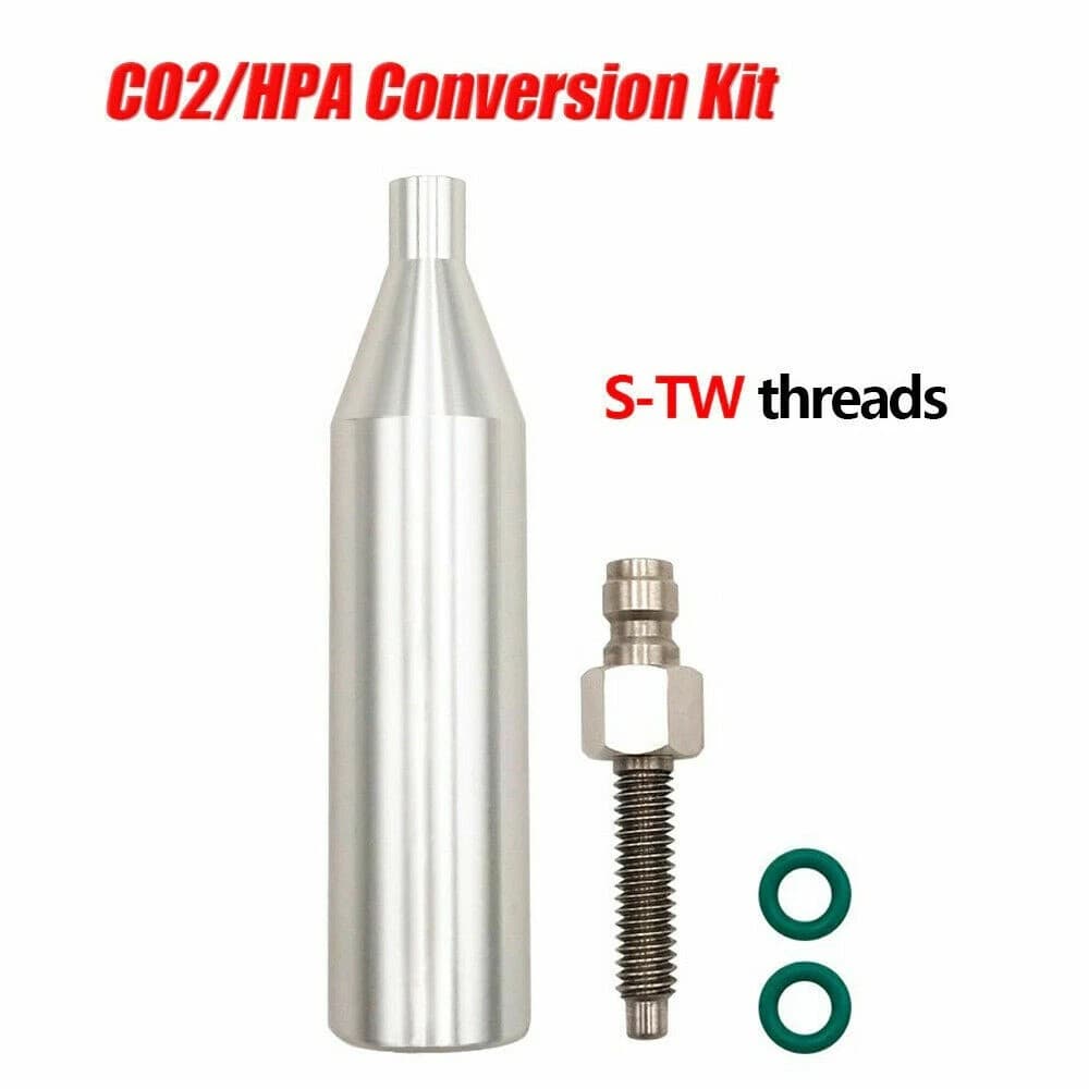 Paintball HPA to 12g co2 Converters CO2/HPA Conversion S-TW Airsoft Adapter US 3