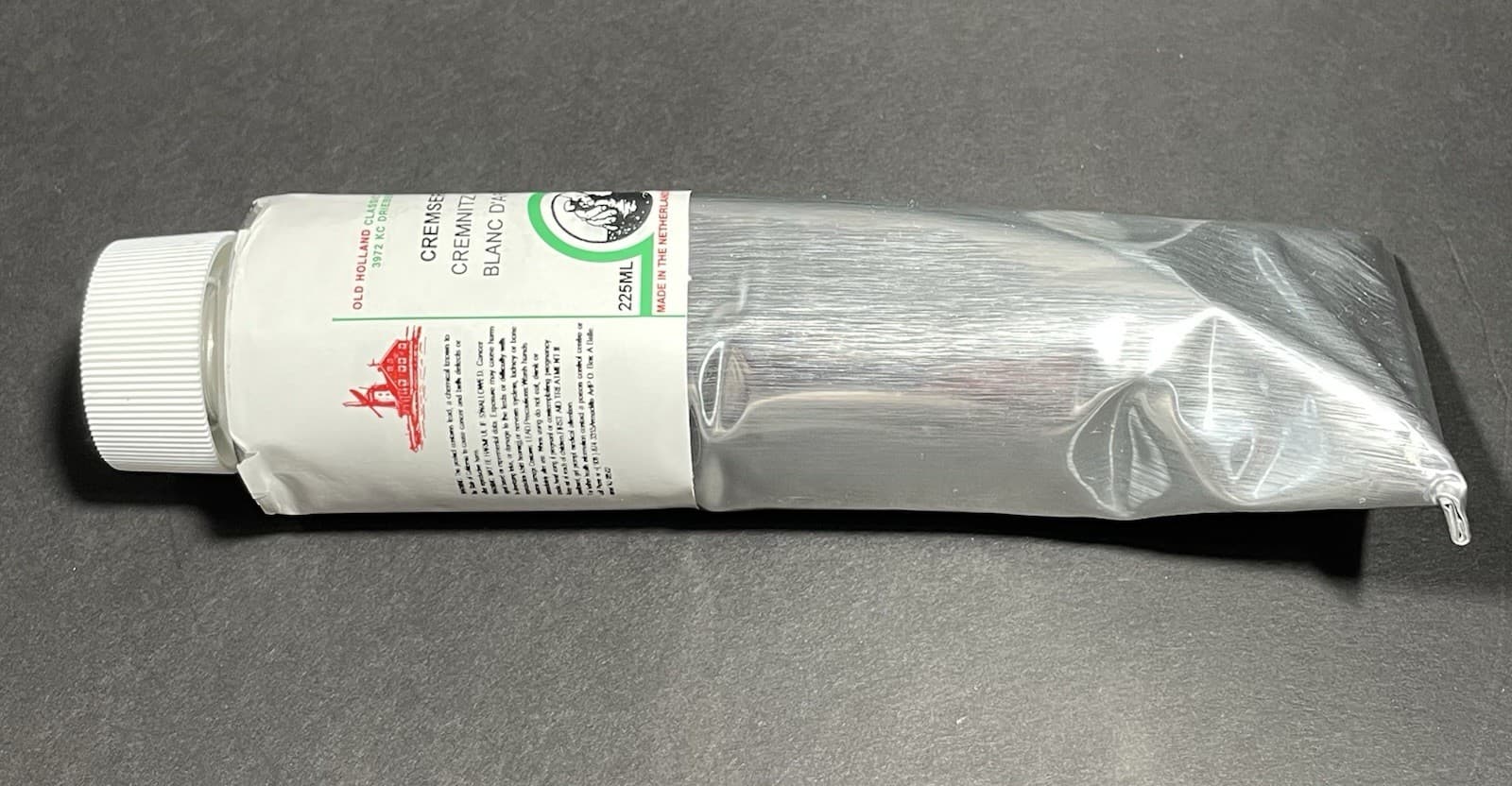 OLD HOLLAND CREMNITZ WHITE PW1 - LEAD WHITE OIL PAINT 225ML TUBE – NEW 6