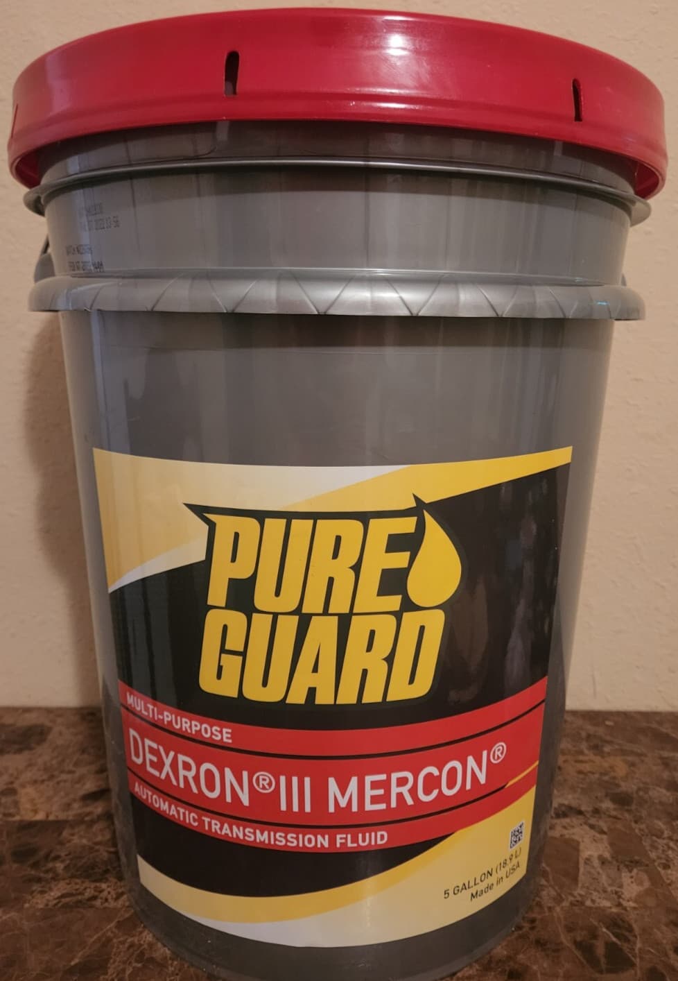 Multi Purpose ATF Transmission Fluid DEXRON III (H)  (5 Gallon Pail) PUREGUARD