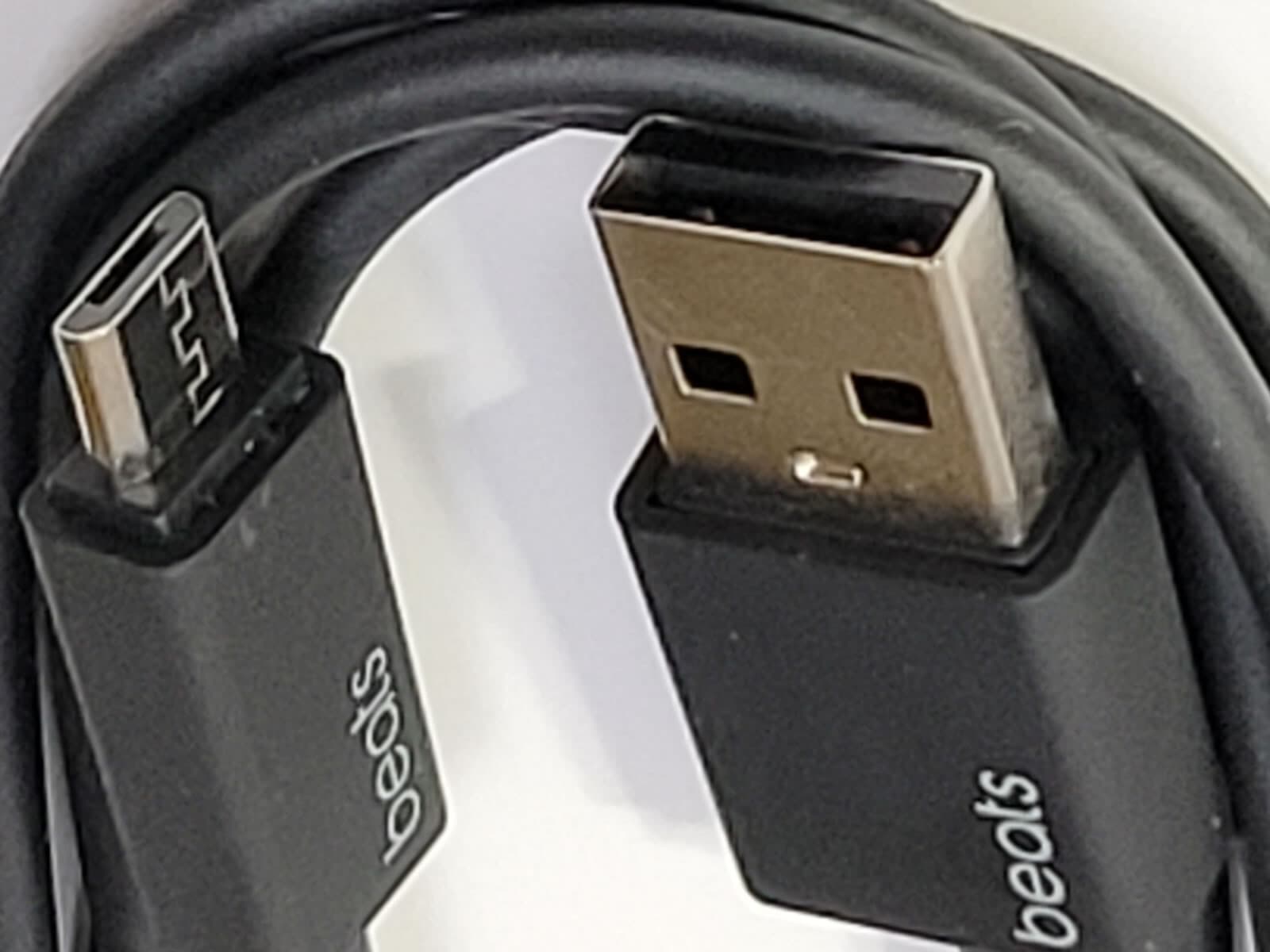 BLACK Hard Case + 36" Micro USB Charger for Dr Dre  BEATS STUDIO-3 HD Headphones 5