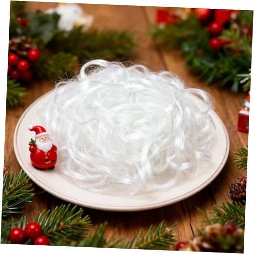 Fluffy Angel Hair, Premium Artificial Snow for Christmas Decorations, 100g