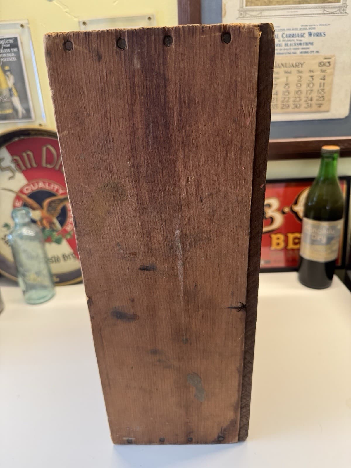 POINT LOMA BRAND Klauber Wanganheim San Diego, Cal Wood Fruit Shipping Box Crate 3