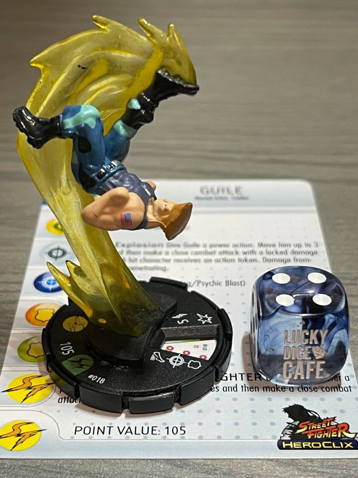 Heroclix Street Fighter 018 Guile Uncommon