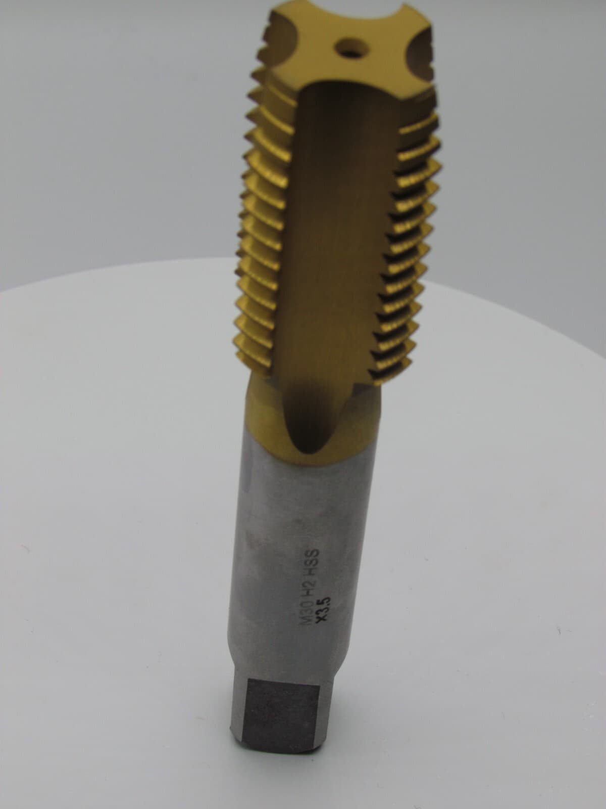 TiN Coated M30 x 3.5"  Tap Set -Bottoming Tap Only -   1 pcs - Right Hand  A 4