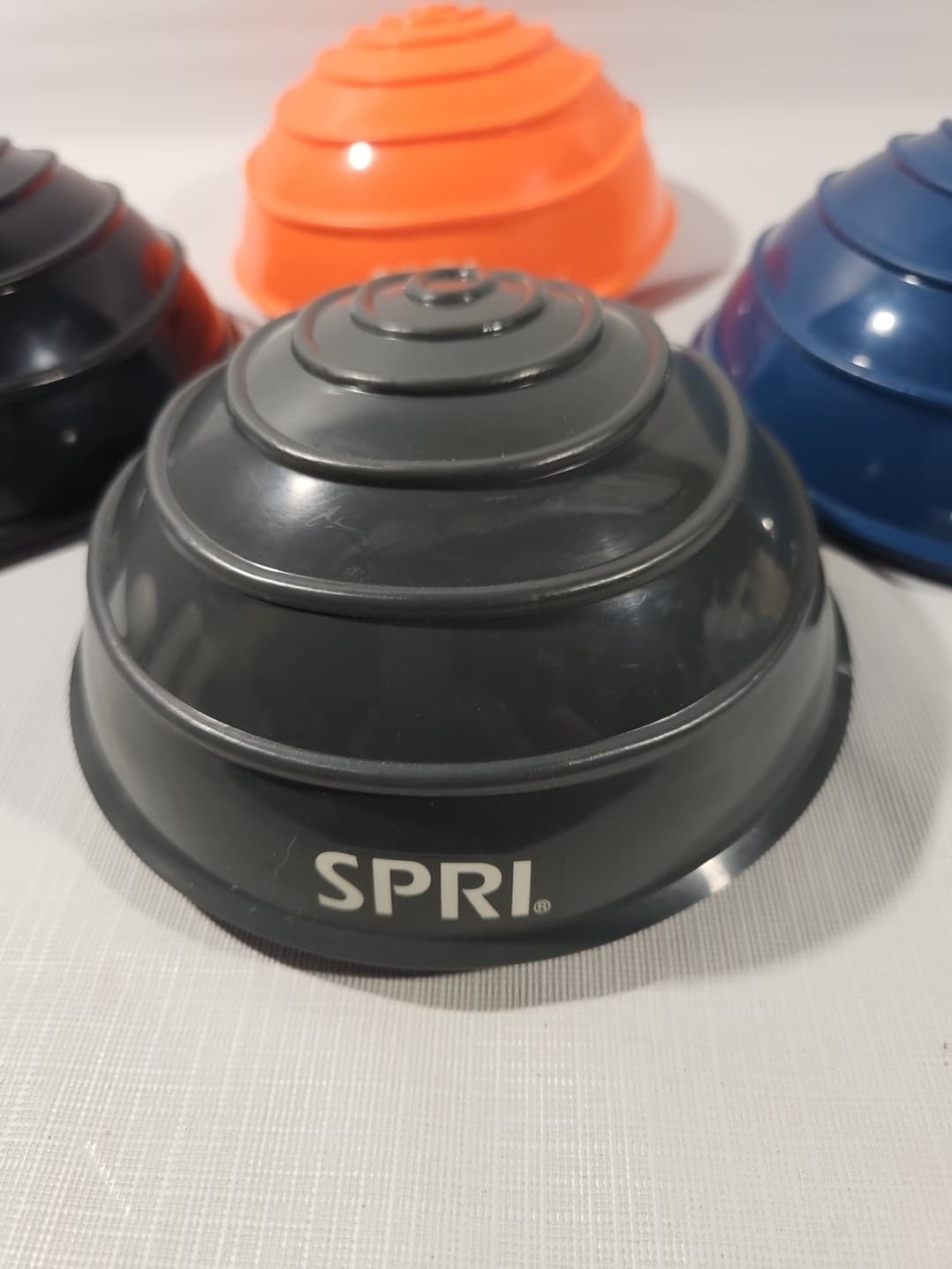 Set of 4 SPRI 6.5" Diameter Balance Ball PODS Half Domes Yoga Strength Core 3