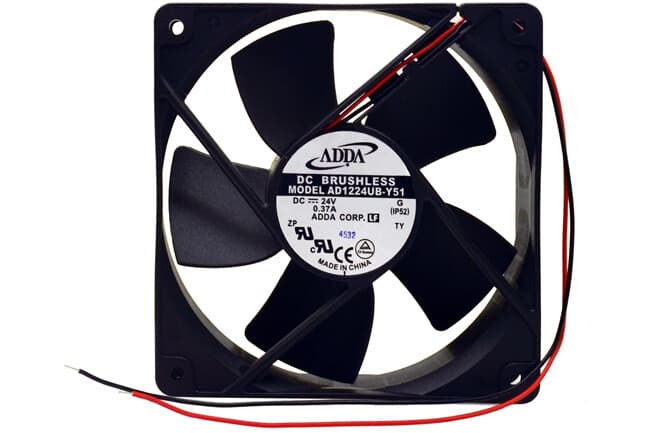 ADDA AD1224UB-Y51 120MM 24V Ultra High Speed DC Fan (Brand New) 3