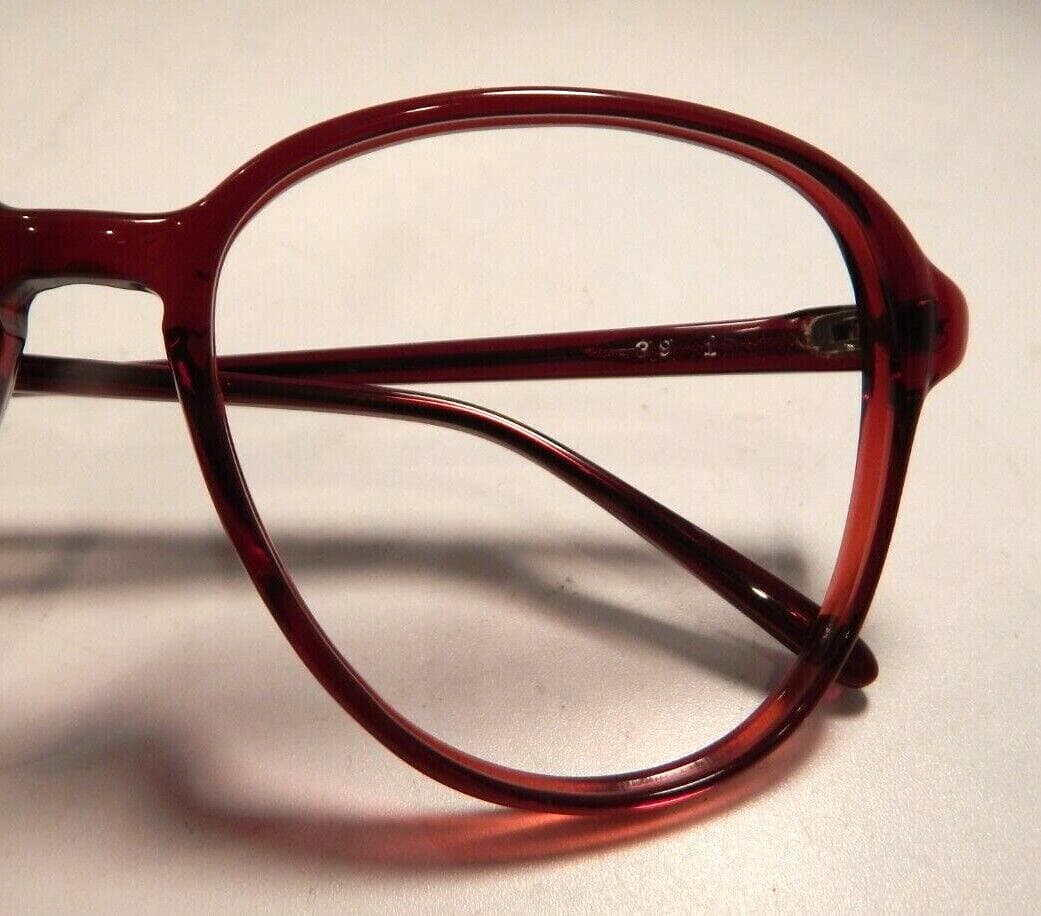 Vintage MAY USA Elizabeth Wine 57/16 Eyeglass Frame New Old Stock #363 6