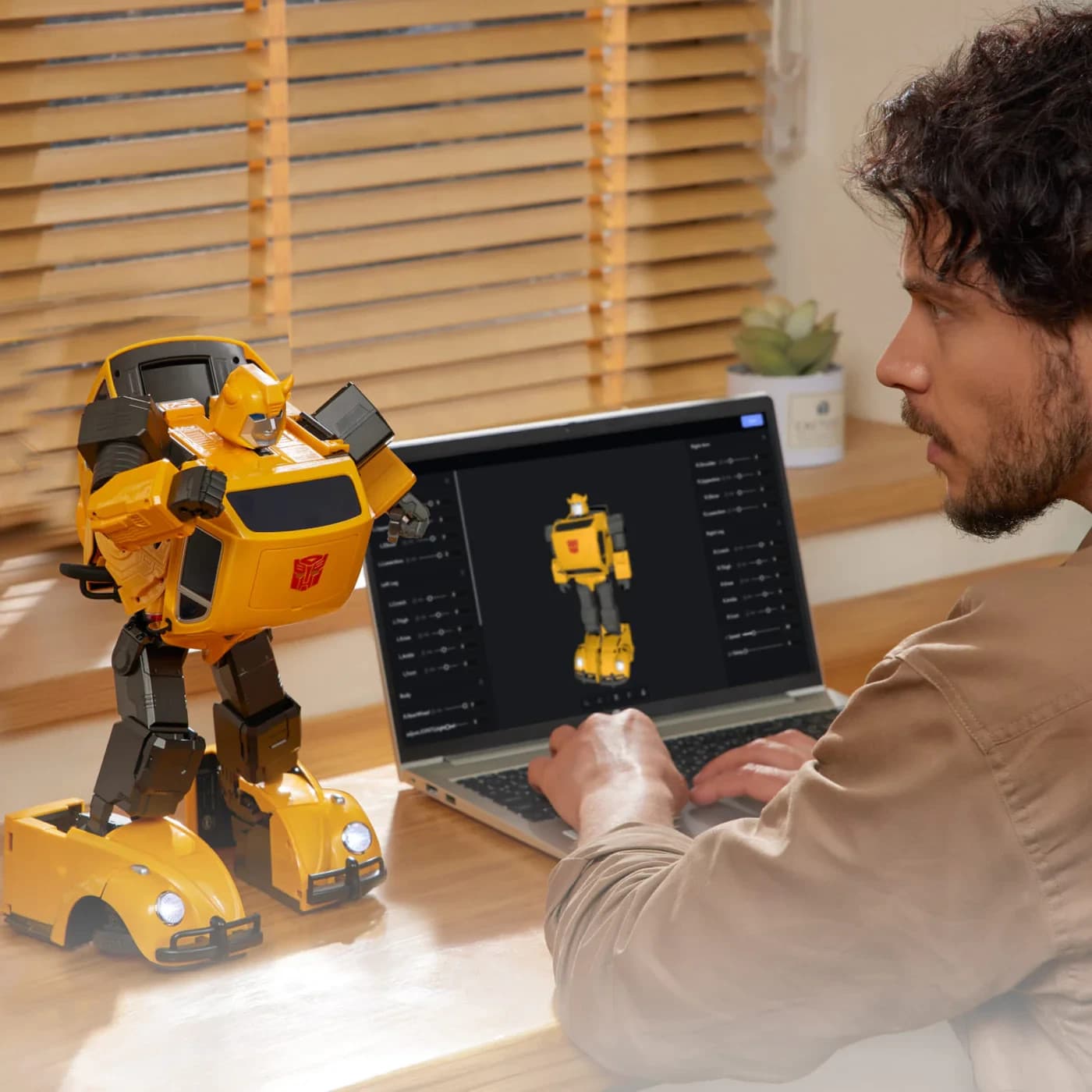 Robosen - Transformers - Bumblebee FLAGSHIP Robot auto-converting DHFF 6