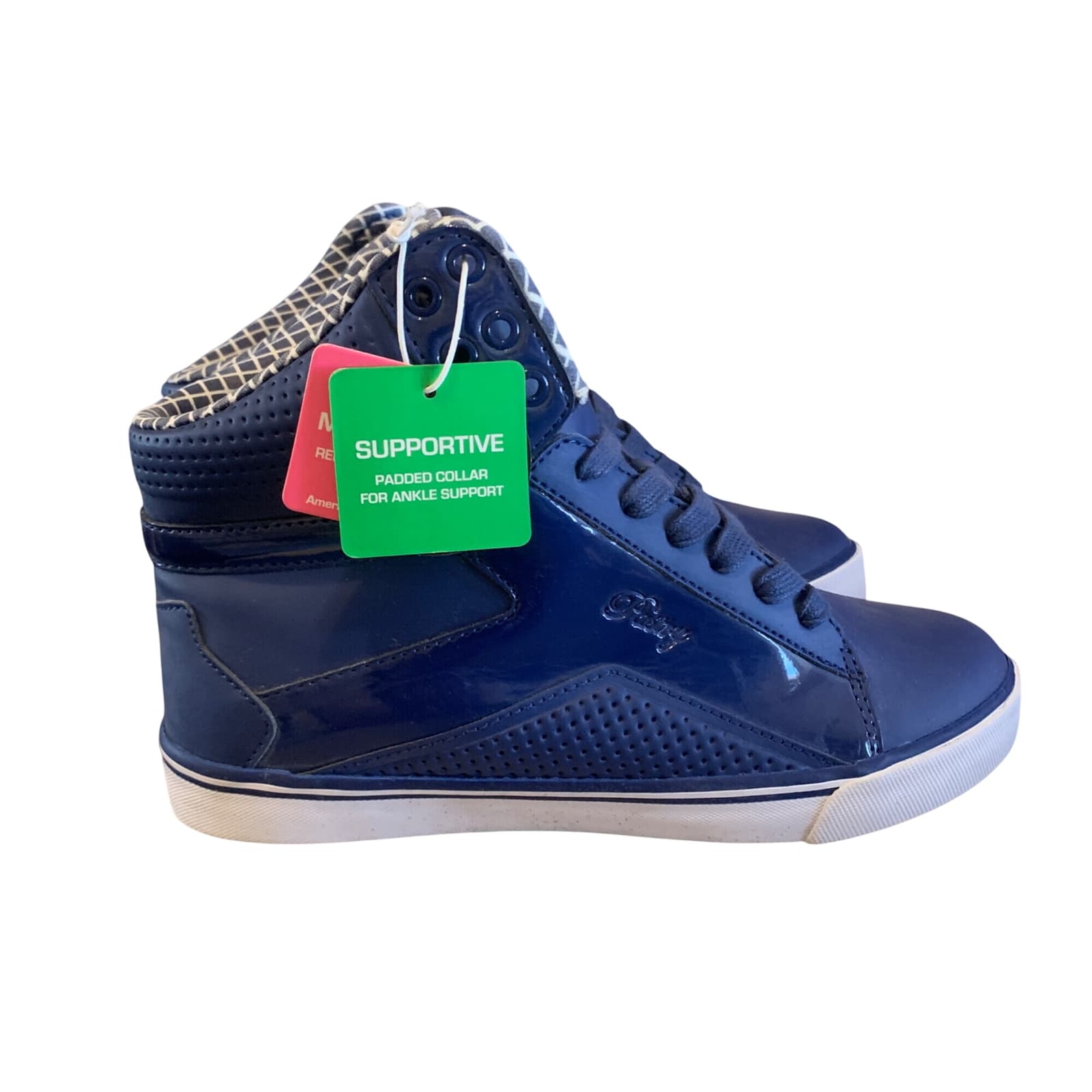 Pastry Women's Shoe Dance Hightops Pop Tart Navy Blue Sz 8 Dancecore Flash Dance