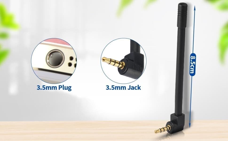 3.5mm Plug FM Antenna for Bose Wave Music System Home Radio Stereo Receiver 3