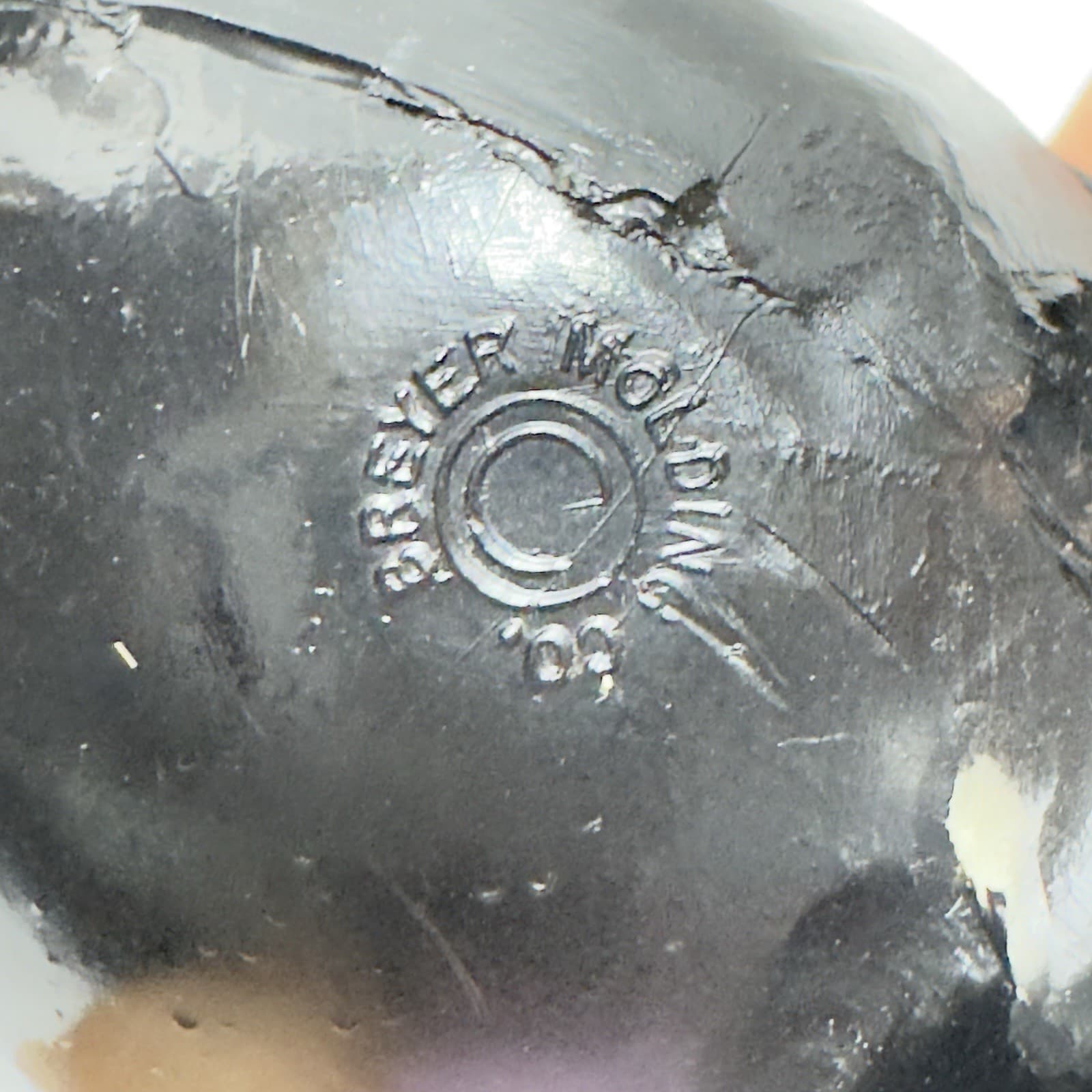 Vintage Breyer Shetland  Pony mark on belly with C Hess mark Black Beige Nice! 5