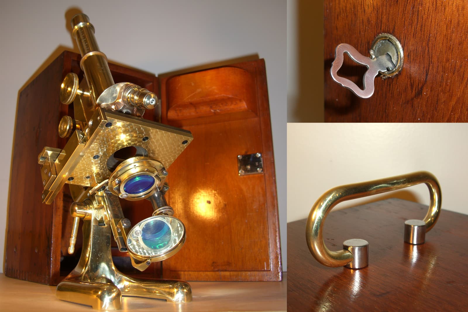 1904 Ernst Leitz Wetzlar Antique Vintage Microscope 121 years old Medical Dental 3