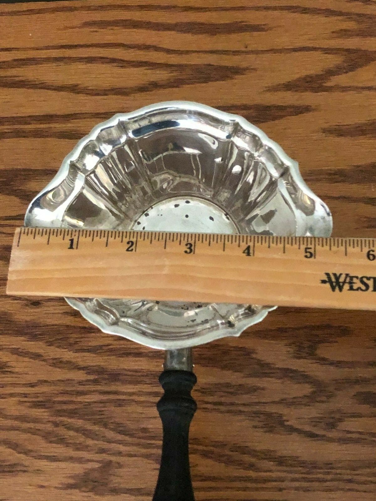 Antique Large Gorham Sterling Silver Gravy Ladle Chippendale Sauce Boat Monogram 3