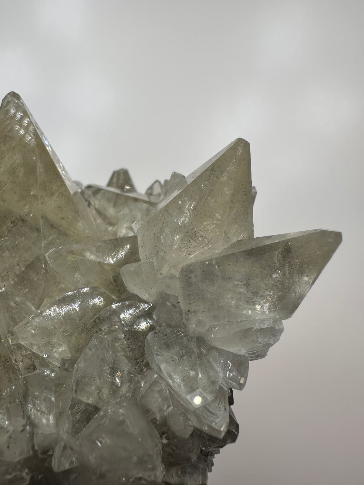 Top Quality__GEMMY Large Linwood Mine Golden Dogtooth Calcite Crystal Cluster 3